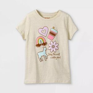 Girls Cat & Jack Christmas Tee
